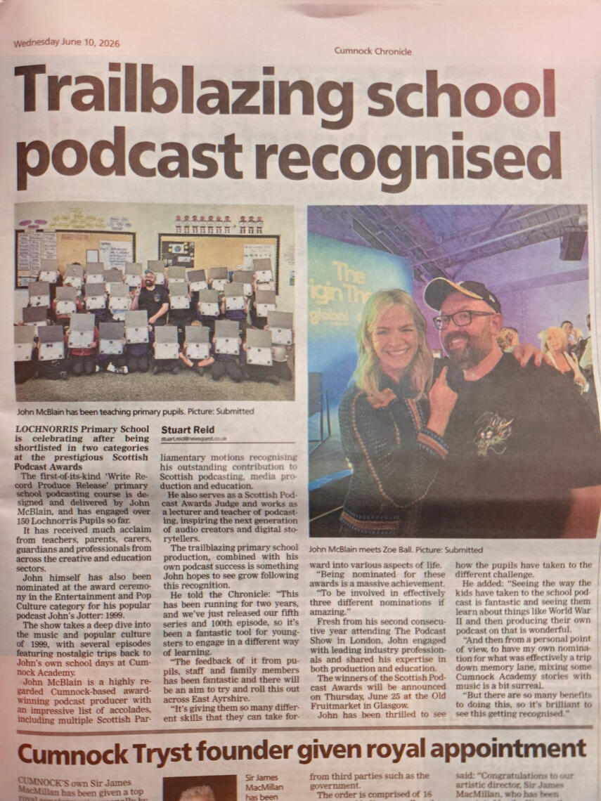 Cumnock Chronicle Cumnock Chronicle